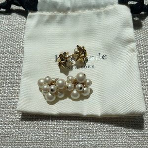Kate Spade 2 pieces: 2 sets of earrings.